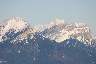 Depuis le pas de Bellecombe, Chamechaude et la Dent de Crolles dominées par le Mont Blanc